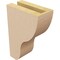 Ekena Millwork 3"W x 6"D x 9"H Classic Greensboro Rough Cedar Woodgrain TimberThane Corbel, Primed Tan CORUR03X06X09GRNRCPR - alternate 4